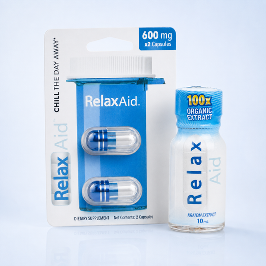 RelaxAid Capsules and RelaxAid 100X Shot bundle